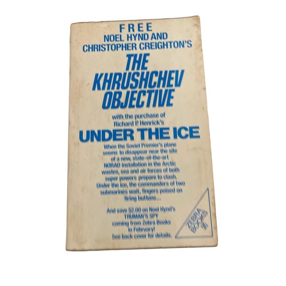 The Khruschev Objective Noel Hynd 1987 Political Thriller Cold War - Picture 1 of 2